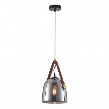 Suspended luminaire Solta  PND-24342-1-BK-SG  - 1