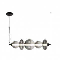 Suspended luminaire Sonte  PND-24352-40W-BK-SG  - 1