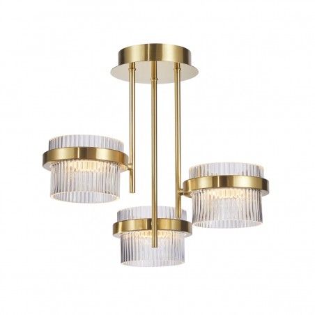 Ceiling luminaire Tiara  PND-77362-3-24W-GD  - 1