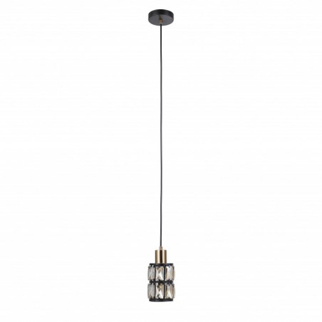 Suspended luminaire Menfi  PND-44236-1-BK-GD  - 1