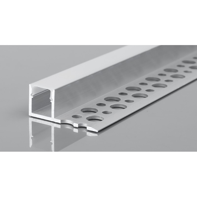 Trimless LED profile VLT-XT-283B, 3000mm with frosted diffuser