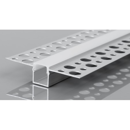 Trimless LED profile VLT-XT-733, 3000mm with frosted diffuser