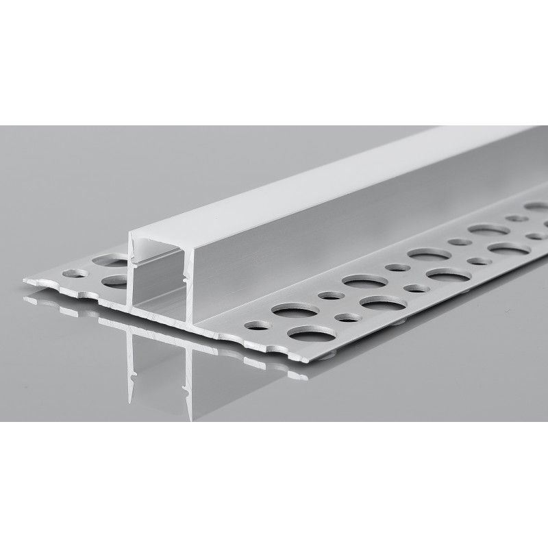 Trimless LED profile VLT-XT-732, 3000mm with frosted diffuser