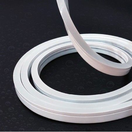 NEON FLEX LED juosta, karposi kas 2,5cm, 120D, 12V, 10W, 3000K, 4x8mm, IP65  - 1