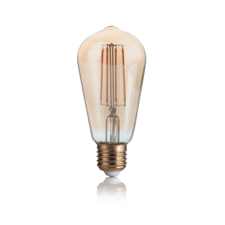 LED Light E27 Vintage 4W Cono Ambra 2200K 151694         - 1