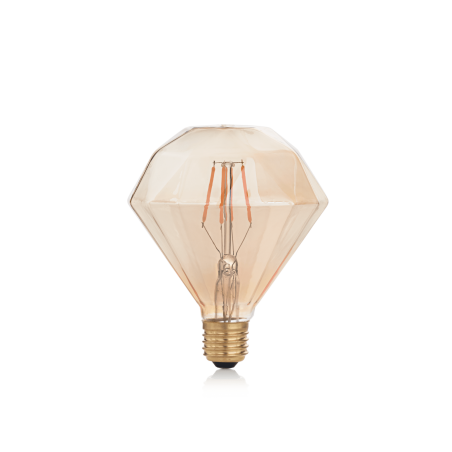 LED Light E27 Vintage 4W Diamond Ambra 2200K 201269         - 1