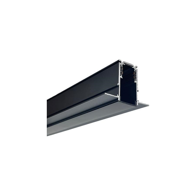 copy of Magnetic track, frameless covered black R20-2 2000mm