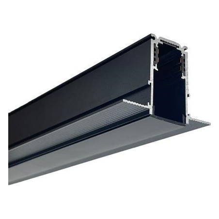 copy of Magnetic track, frameless covered black R20-2 2000mm  - 1
