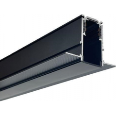 copy of Magnetic track, frameless covered black R20-2 3000mm  - 1