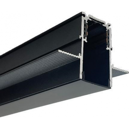 copy of Magnetic track, frameless covered black R20-2 1000mm  - 1