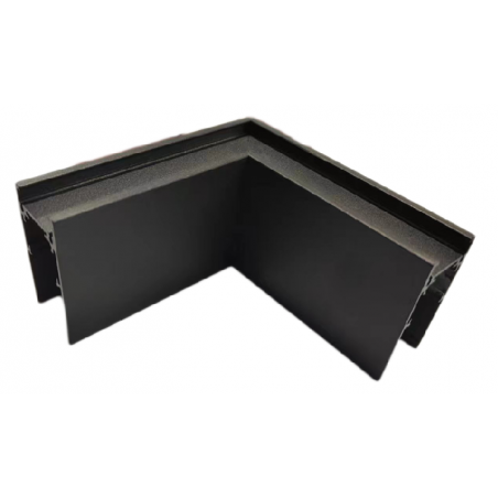Track S20 90° angle connection element, black  - 1