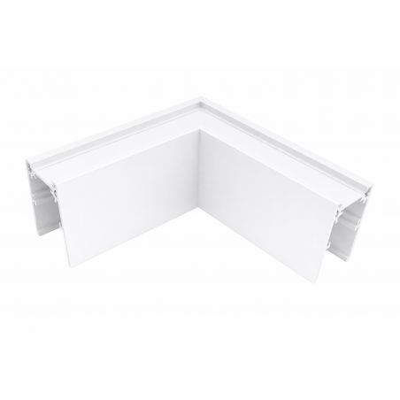 Track S20 90° angle connection element, white  - 1