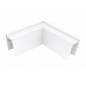 Track S20 90° angle connection element, white