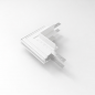 Track R20-2 sieninio angle connection element, IN, white