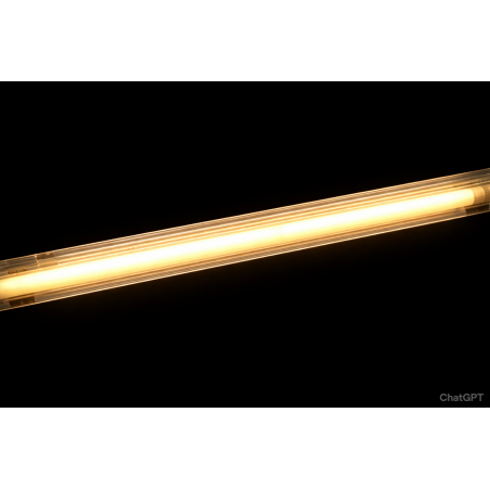 230V SMD LED juosta karpoma kas 10cm, 12W, 3000K, IP65, 3M