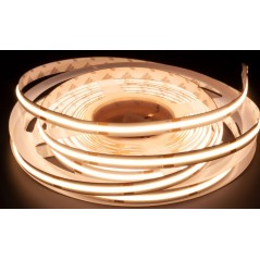 COB LED juosta 24V-480D-8mm-IP20 3000K 12W