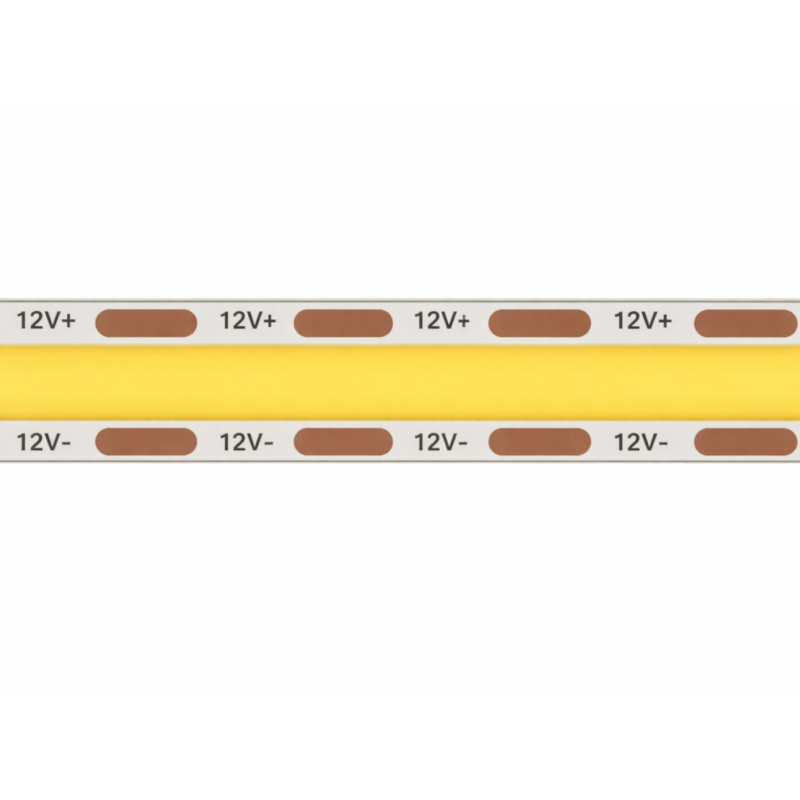 LED strip COB65, 400D, 12V, 10W, 3000K, 5mm, IP20
