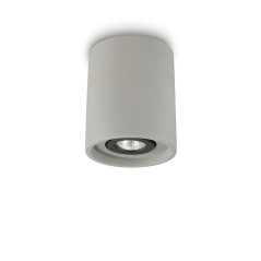 Ceiling luminaire Oak Pl1 Round Cemento 150437           - 1