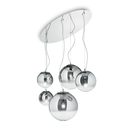 Suspended luminaire Mapa Sp5 Cromo Sfumato 140759           - 1