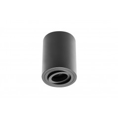 Surface round luminaire SENSA, juodas, 85x115, ajustable           - 1