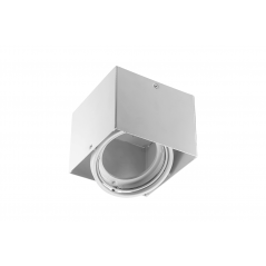 Surface square luminaire PIREO N, white, 1xAR111, ajustable          - 1