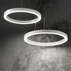 Suspended luminaire Oracle D70 Round Bianco 211381         