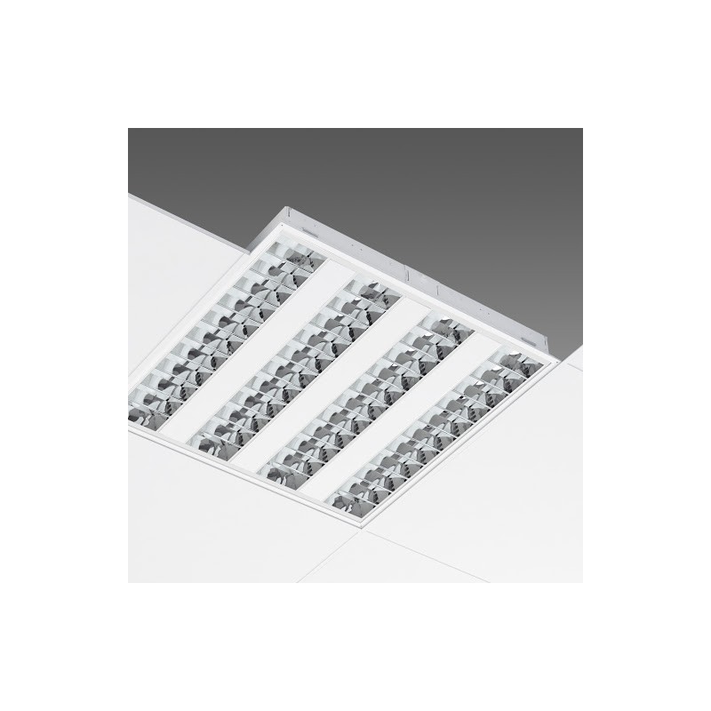 4x14W T5 liumluminescent lamp recessed luminaire 600x600mm, EVG, without lamps  - 1