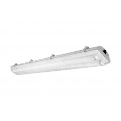 Hermetic luminaire 2x36W T8 for liumluminescent lamps, 1200mm, IP65, without lamps  - 1