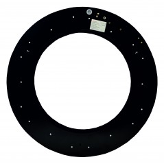 Paviršinis / Pakabinamas ant trosų žiedo formos LED šviestuvas 30W Juodas  - 6