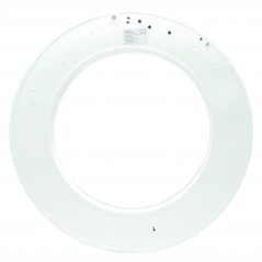 Paviršinis / Pakabinamas ant trosų žiedo formos LED šviestuvas 48W Baltas  - 4