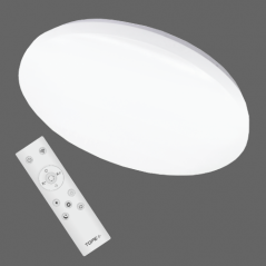 Ceiling / Wall 72W LED luminaire with wireless light brightness, light spectrum, RGB adjustment