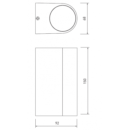 Wall luminaire TIAGO 2 Steel color 2xGU10         
