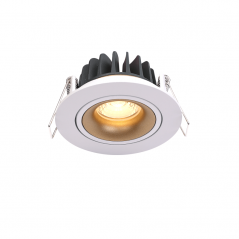 Įmontuojamas reguliuojamas LED šviestuvas GABRIEL R1364 6W, 3000K, 36°, garantija 10 metų  - 1