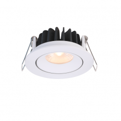 Įmontuojamas reguliuojamas LED šviestuvas NOBLE R1027, 7W, 3000K, 50°, garantija 10 metų  - 2
