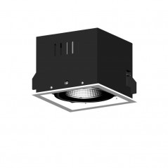 Recessed ajustable LED luminaire GLOBAL R1136 25W/30W, 38°, 3000K         - 1